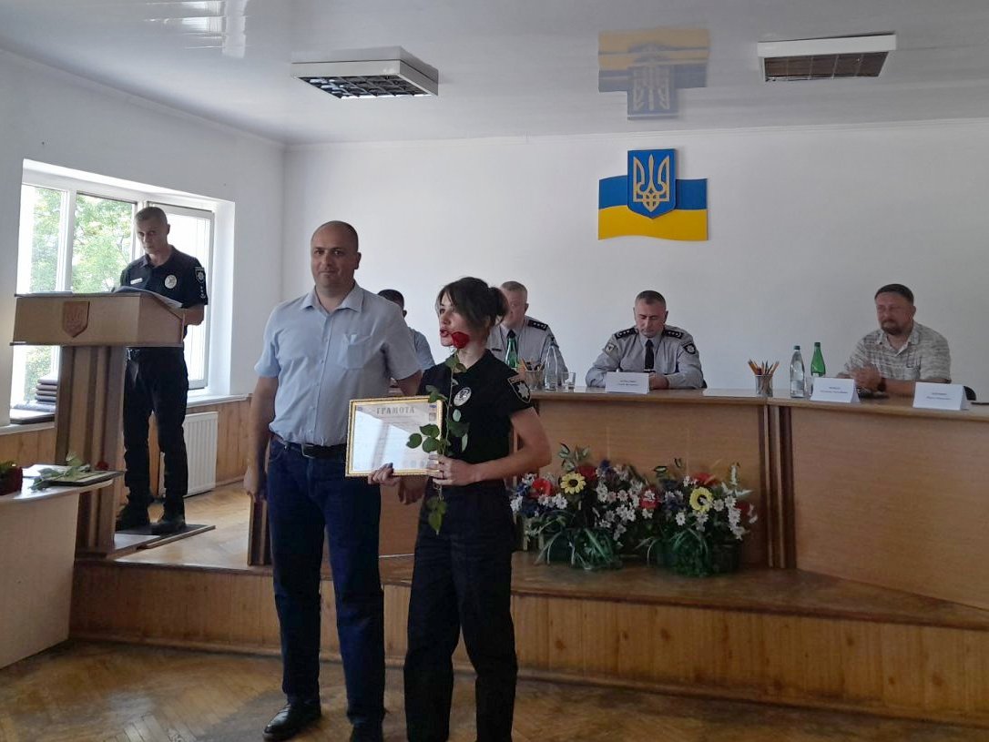 голова Івано-Франківської районної ради Василь Попович взяв участь в урочистих заходах з нагоди професійного свята – Дня Національної поліції України