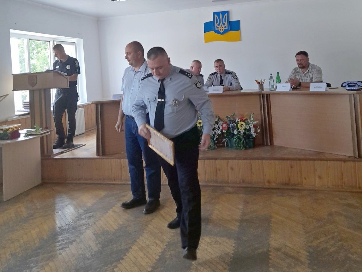 голова Івано-Франківської районної ради Василь Попович взяв участь в урочистих заходах з нагоди професійного свята – Дня Національної поліції України